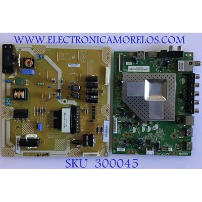 KIT DE TARJETAS VIZIO / MAIN 3639-0102-0150 / 0171-0071-5254 / 3639-0102-0395 / FUENTE 0500-0614-0421 / PSLF111301M / 0500-0614-0420 / PANEL V390HU1-P02 REV:C1 / MODELO E390I-B0 LAQ8PSAQ 